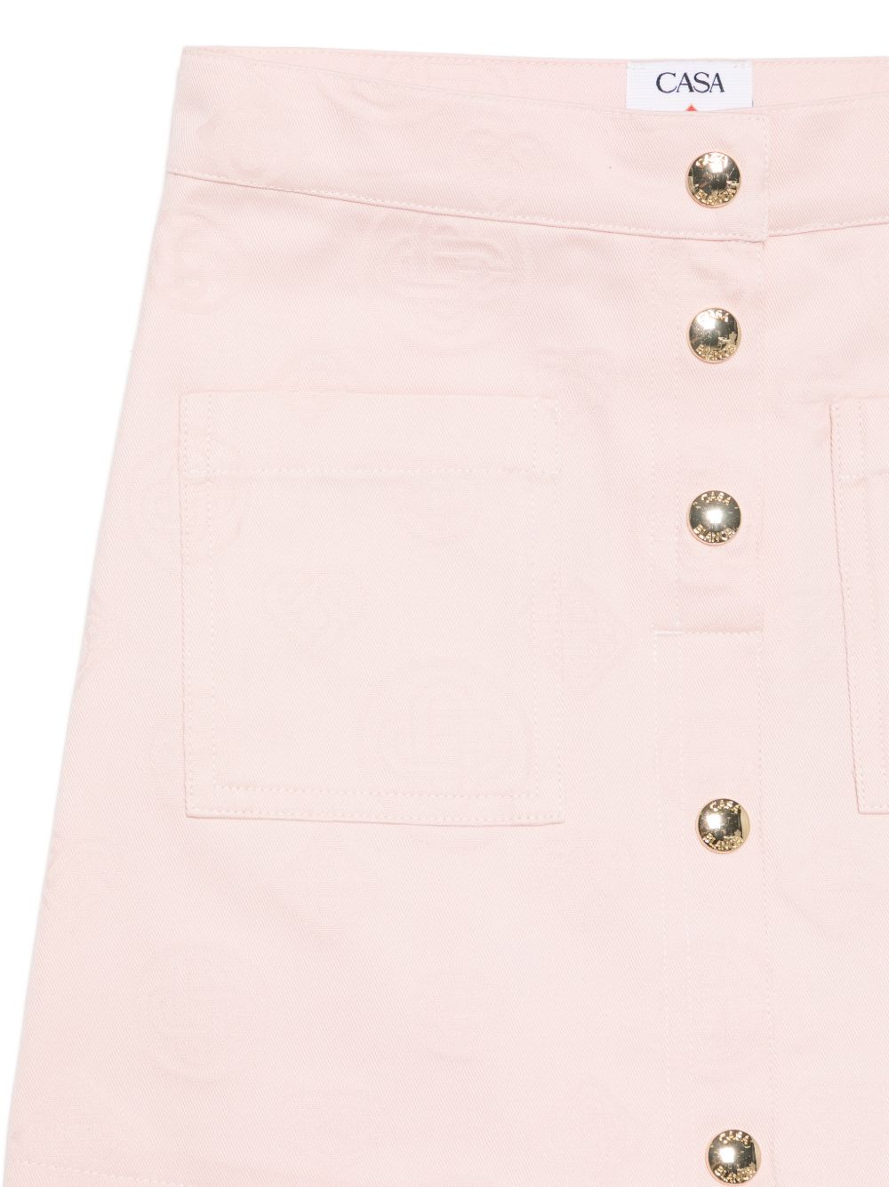 Gonna per bambina Casablanca Kids rosa con bottoni<BR/> KPF26SK24001 PINK CASABLANCA KIDS 