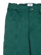 Pantaloni per bambino Casablanca Kids verde con monogram KPF26TR48901 GREEN CASABLANCA KIDS 