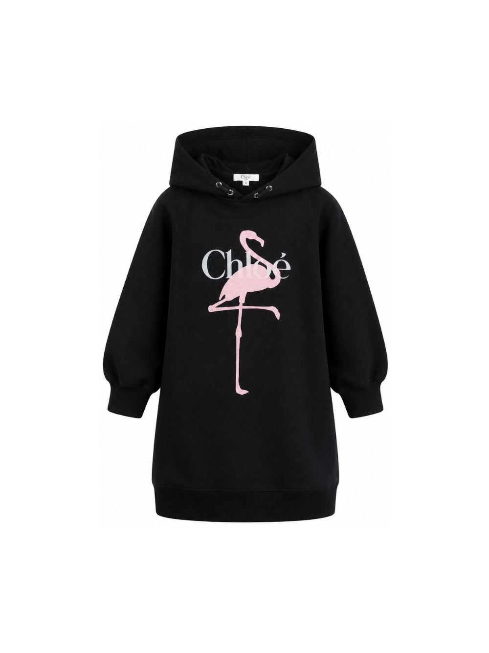 Abitino per bambina Cholé Kids nero con stampa grafica C21245 09B CHLOE' KIDS 