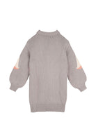 Abito per bambina Chloé Kids grigio con intarsio fenicotteri C21247 20B CHLOE' KIDS 