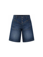 Bermuda per bambina Chloè Kids in denim con due tasche frontali applicate C21260 Z10 CHLOE' KIDS 