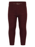 Pantaloni per bambina Chloé Kids rossi con trama a coste C21261 94E CHLOE' KIDS 