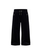 Pantaloni sportivi per bambina Chloé Kids blu in velluto C21263 859 CHLOE' KIDS 