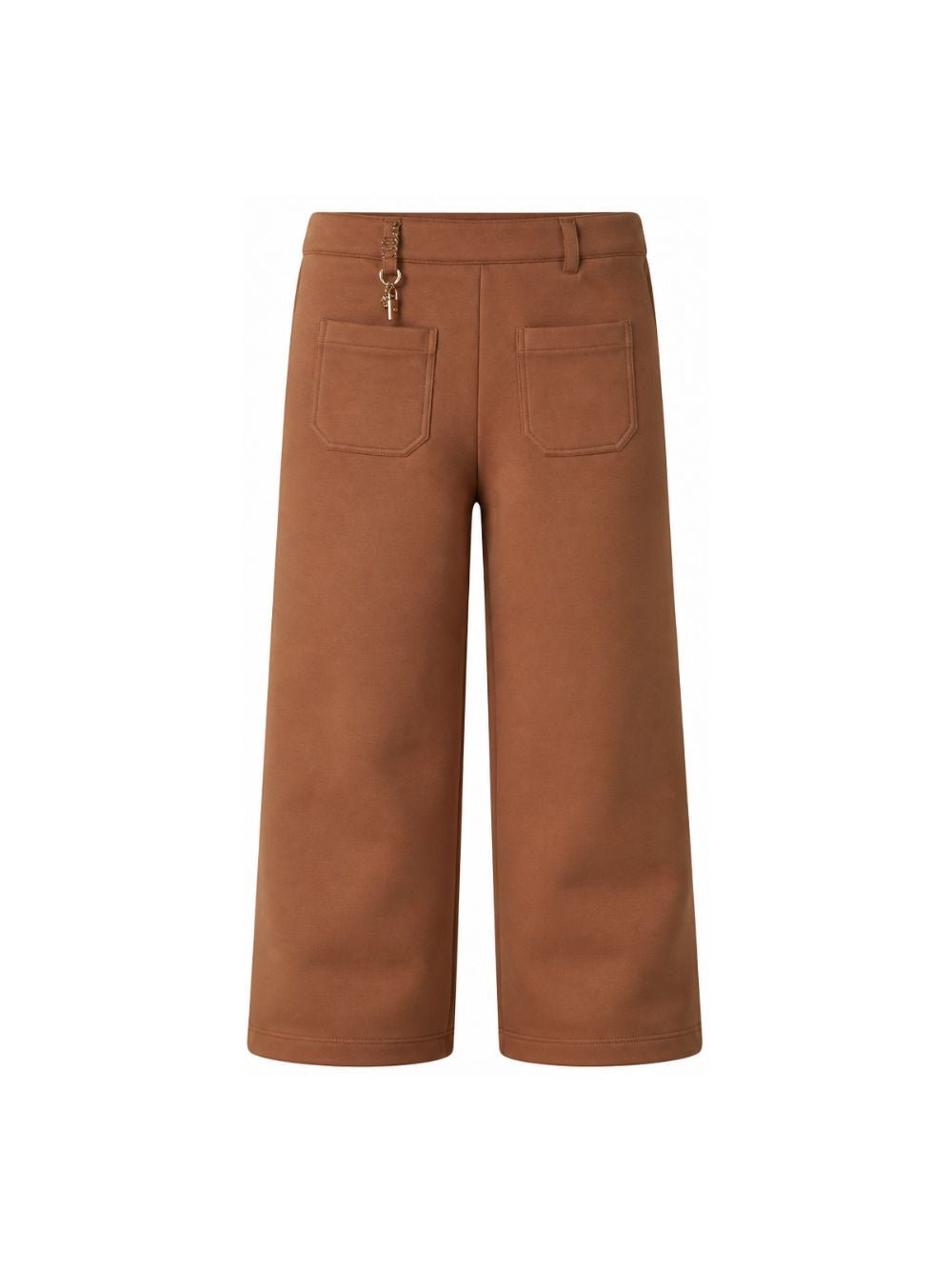 Pantaloni per bambina Chloé Kids marrone con dettaglio lucchetto C21264 31F CHLOE' KIDS 