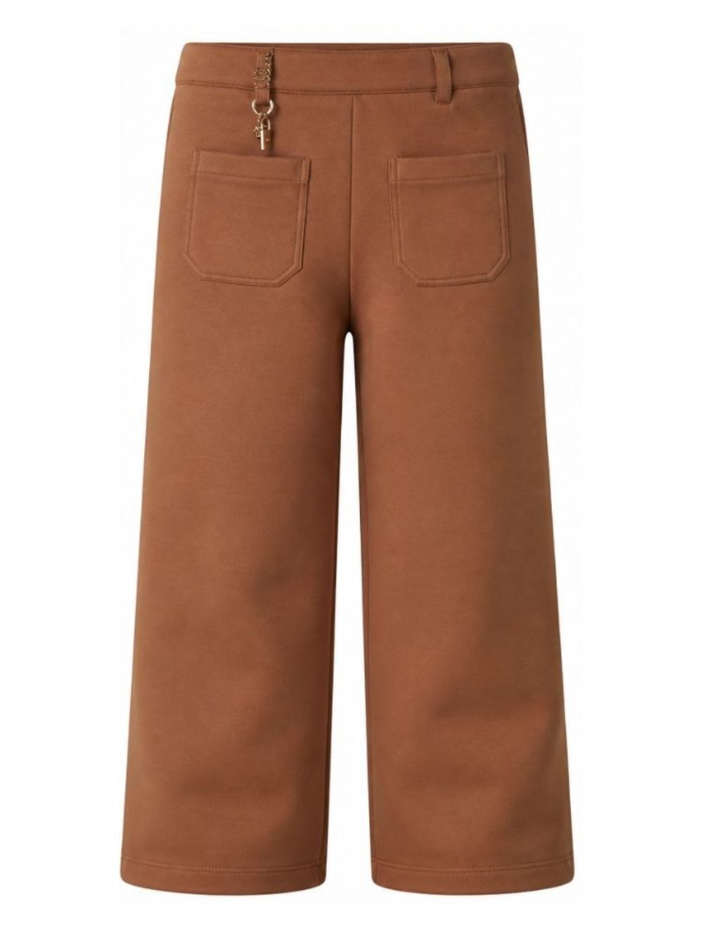 Pantaloni per bambina Chloé Kids marrone con dettaglio lucchetto C21264 31F CHLOE' KIDS 