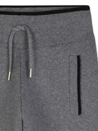 Pantaloni per bambina Chloé Kids grigi con lavorazione a maglia C21266 A46 CHLOE' KIDS 