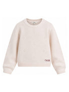 Maglione per bambina Chloé Kids beige con lavorazione pointelle C21271 148 CHLOE' KIDS 