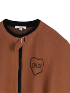 Mantella per bambina Chloé Kids marrone con ricamo C21272 31F CHLOE' KIDS 