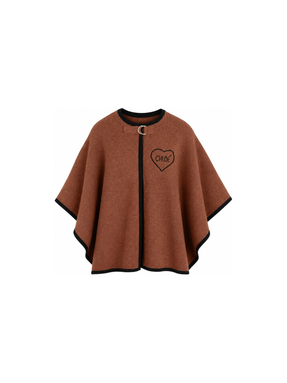 Mantella per bambina Chloé Kids marrone con ricamo C21272 31F CHLOE' KIDS 