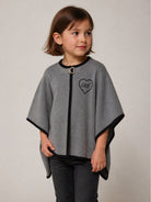 Mantella per bambina Chloé Kids grigio con ricamo C21272 A46 CHLOE' KIDS 