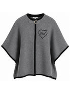 Mantella per bambina Chloé Kids grigio con ricamo C21272 A46 CHLOE' KIDS 