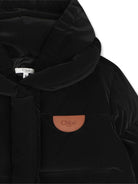 Piumino per bambina Chloé Kids nero con applicazione logo C21283 09B CHLOE' KIDS 