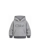 Felpa per bambina Chloé Kids grigia con tasca marsupio C21284 M07 CHLOE' KIDS 