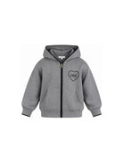 Felpa per bambina Chloé Kids grigia con logo a cuore C21298 A46 CHLOE' KIDS 