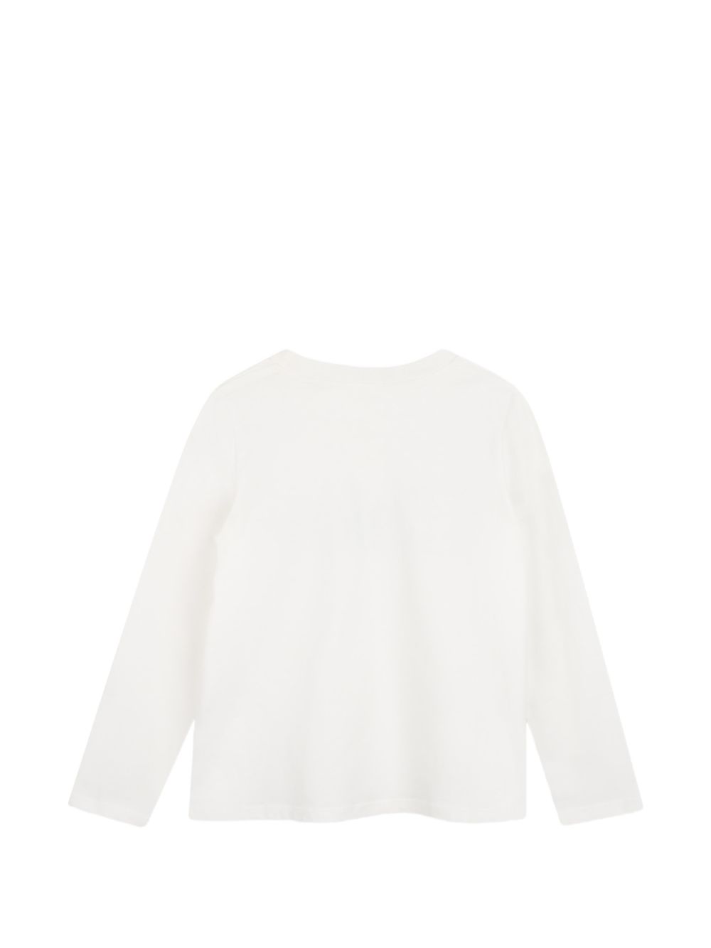 T-shirt per bambina Chloè Kids bianca con stampa logo sul davanti C21299 117 CHLOE' KIDS 