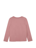 T-shirt per bambina Chloé Kids rosa con logo sul davanti C21299 48W CHLOE' KIDS 