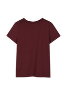 T-shirt per bambina Chloé Kids rossa con logo sul davanti C21301 94E CHLOE' KIDS 