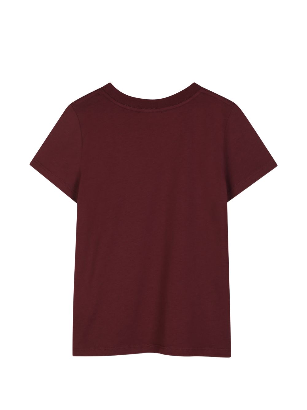 T-shirt per bambina Chloé Kids rossa con logo sul davanti C21301 94E CHLOE' KIDS 