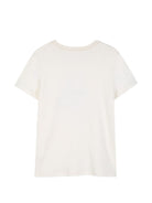 T-shirt per bambina Chloé Kids bianca con ricamo a fiori C21303 148 CHLOE' KIDS 