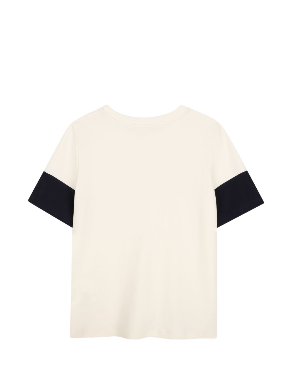T-shirt per bambina Chloè Kids bianca con maniche a contrasto C21306 148 CHLOE' KIDS 