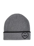 Berretto per bambina Chloé Kids grigio con cuore ricamato C21308 A46 CHLOE' KIDS 