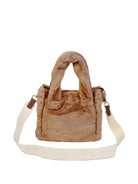 Borsa tote per bambina Chloé Kids marrone in pelliccia sintetica con applicazione C21323 31F CHLOE' KIDS 