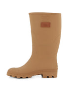Stivali da pioggia per bambina Chloé Kids beige con applicazione laterale con logo C21328 31F CHLOE' KIDS 
