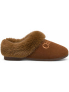 Ciabatte per bambina Chloé Kids marrone con finitura in pelliccia sintetica C21333 31F CHLOE' KIDS 