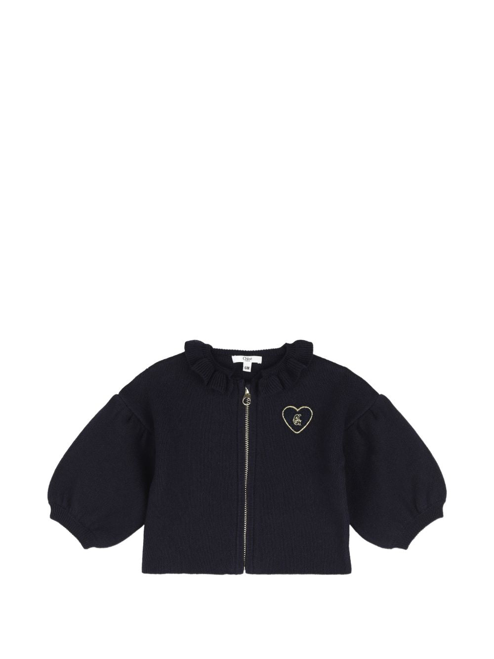 Tuta sportiva per neonata Chloé Kids blu con ruches C21346 859 CHLOE' KIDS 