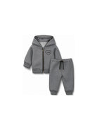Tuta sportiva per neonata Chloé Kids grigia con trama jersey C21347 A46 CHLOE' KIDS 