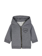 Tuta sportiva per neonata Chloé Kids grigia con trama jersey C21347 A46 CHLOE' KIDS 