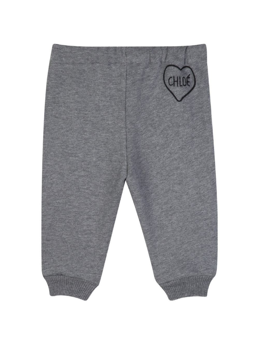 Tuta sportiva per neonata Chloé Kids grigia con trama jersey C21347 A46 CHLOE' KIDS 