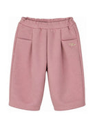 Pantaloni sportivi per neonata Chloè Kids rosa con placca logo C21349 48W CHLOE' KIDS 