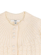 Cardigan per neonata Chloé Kids beige con abbottonatura frontale C21361 148 CHLOE' KIDS 