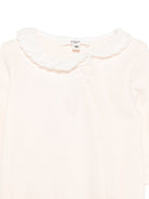 Set Tutina, cappello e bavaglino per neonata Chloé Kids risa salmone con ruches C21367 440 CHLOE' KIDS 