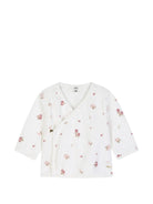 Set completo e cappellino per neonata Chloé Kids bianca con stampa a fiori C21370 117 CHLOE' KIDS 