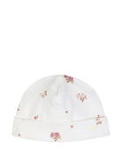 Set completo e cappellino per neonata Chloé Kids bianca con stampa a fiori C21370 117 CHLOE' KIDS 