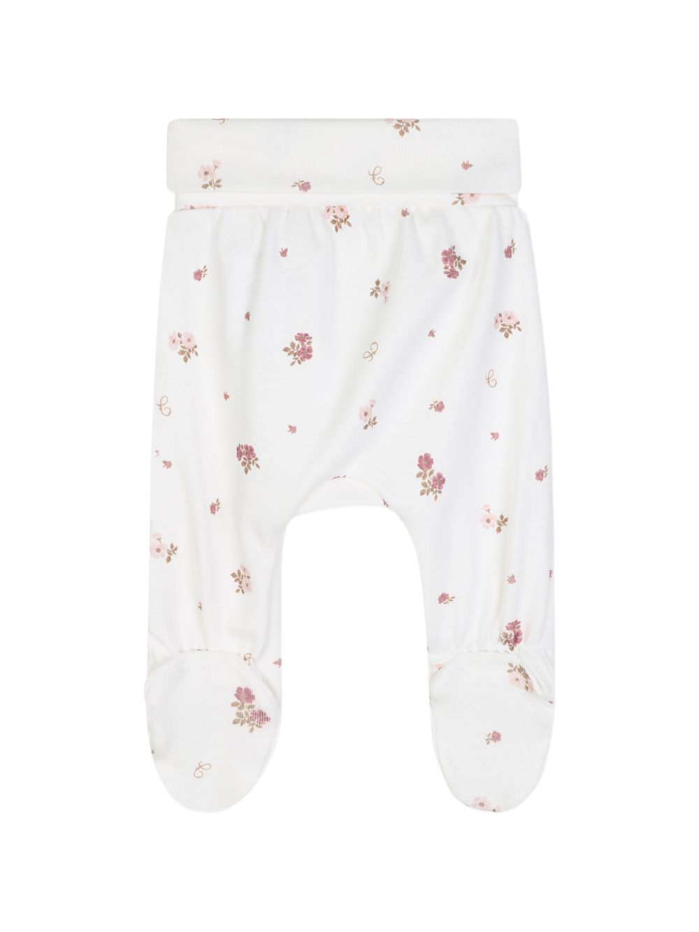 Set completo e cappellino per neonata Chloé Kids bianca con stampa a fiori C21370 117 CHLOE' KIDS 