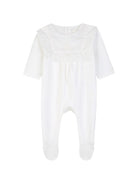Set tutina e coperta per neonata Chloé Kids bianco con dettagli con ruches C21372 117 CHLOE' KIDS 