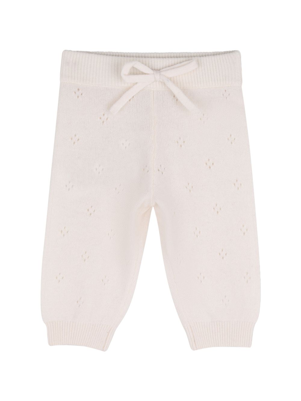Set Maglione e Pantaloni per neonata Chloé Kids beige con ricamo a fiori C21373 148 CHLOE' KIDS 