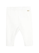 Set Abito e Pantaloni per neonata Chloé Kids bianco con stampa a fiori C21375 117 CHLOE' KIDS 