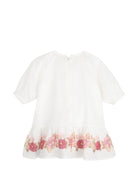 Set Abito e Pantaloni per neonata Chloé Kids bianco con stampa a fiori C21375 117 CHLOE' KIDS 