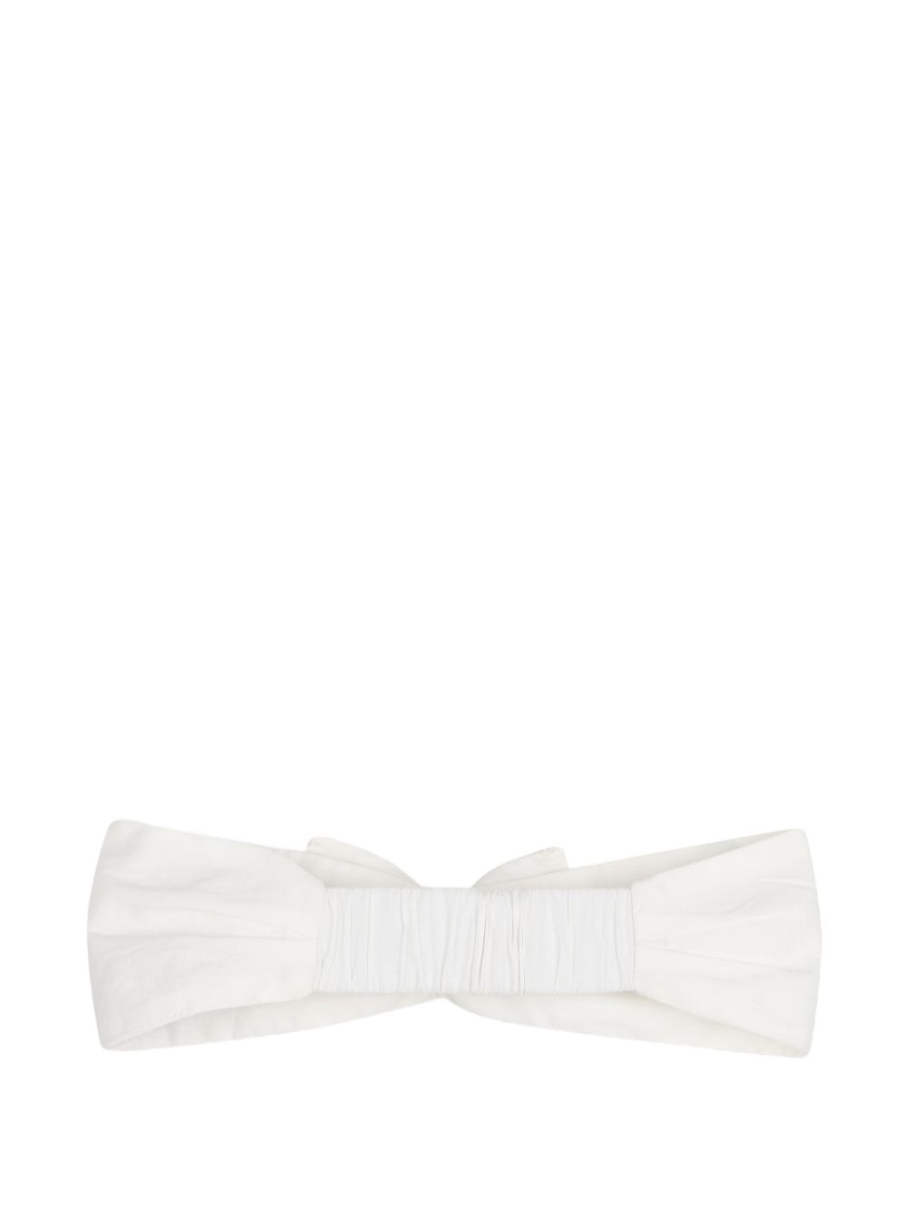 Set abito e fascia per neonata Chloé Kids bianco con decorazione con punto inglese C21377 117 CHLOE' KIDS 