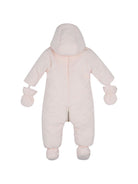 Tuta da neve per neonata Chloé Kids rosa con ricamo a fiori C21380 440 CHLOE' KIDS 