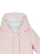 Tuta da neve per neonata Chloé Kids rosa con ricamo a fiori C21380 440 CHLOE' KIDS 