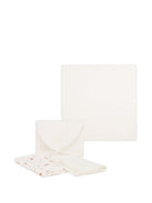 Set Coperta e Lenzuola per neonata Chloé Kids bianco con stampa a fiori C21381 117 CHLOE' KIDS 