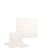 Set Coperta e Lenzuola per neonata Chloé Kids bianco con stampa a fiori C21381 117 CHLOE' KIDS 