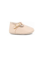 Slippers per neonata Chloé Kids tono neutro con shearling sintetico C21389 20E CHLOE' KIDS 
