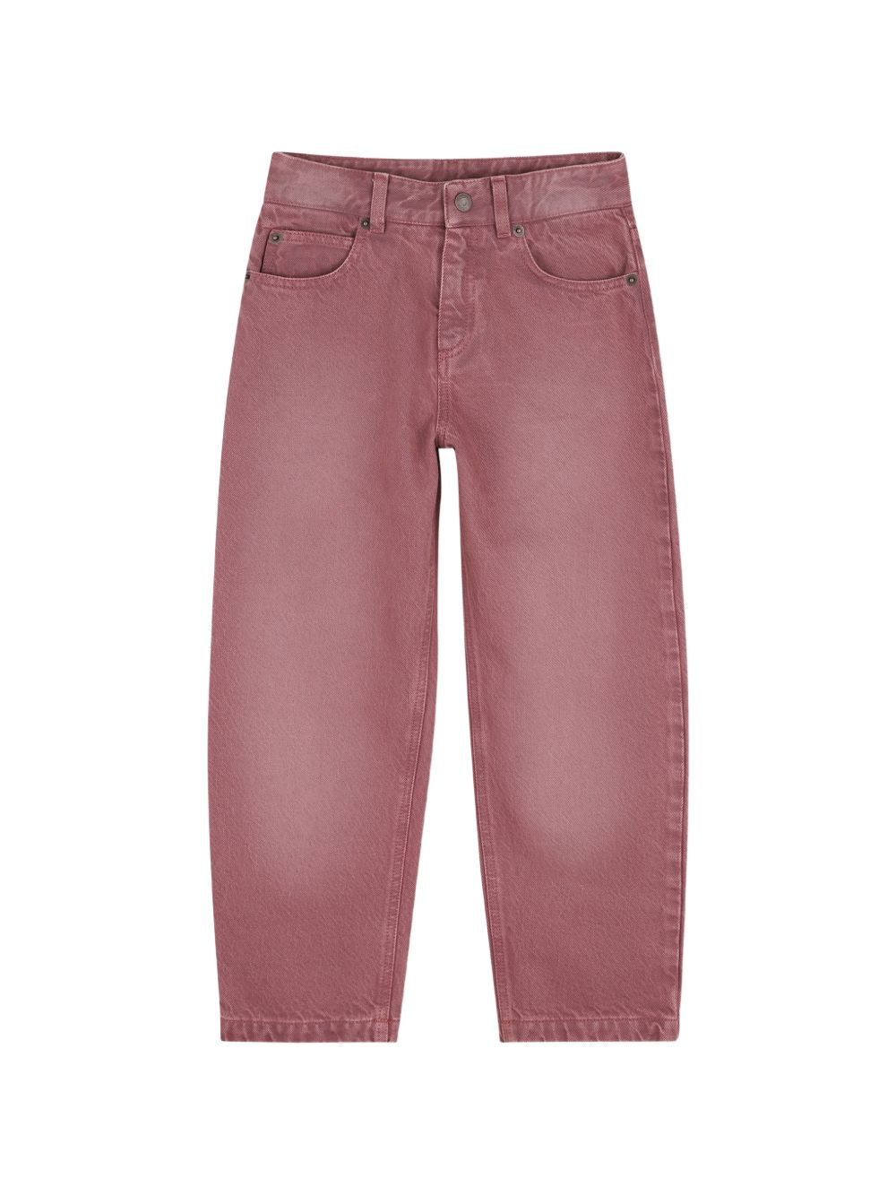 Jeans per bambina Chloé Kids rosa con design a cinque tasche C21393 Z34 CHLOE' KIDS 
