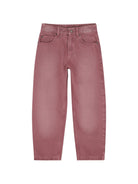 Jeans per bambina Chloé Kids rosa con design a cinque tasche C21393 Z34 CHLOE' KIDS 